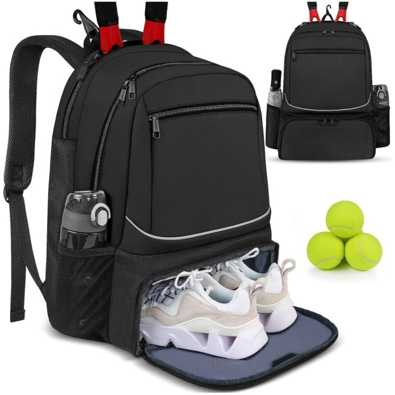 Badminton Player - Теннисный рюкзак большой емкости, спортивная ракетка,