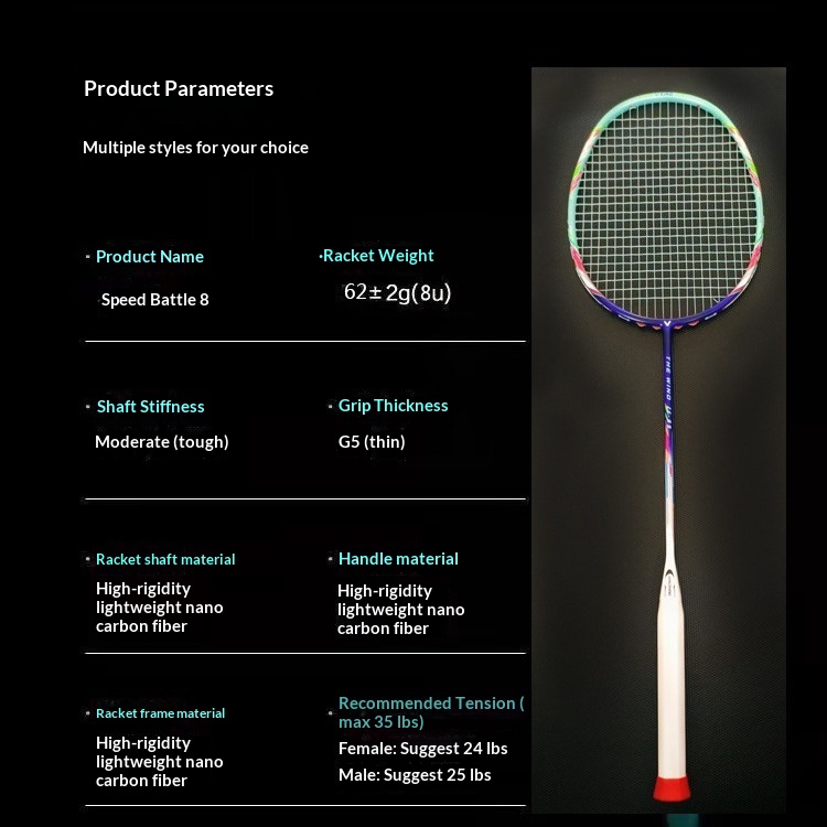 Сверхлегкая ракетка для бадмин – обзор и цена Badminton Single
