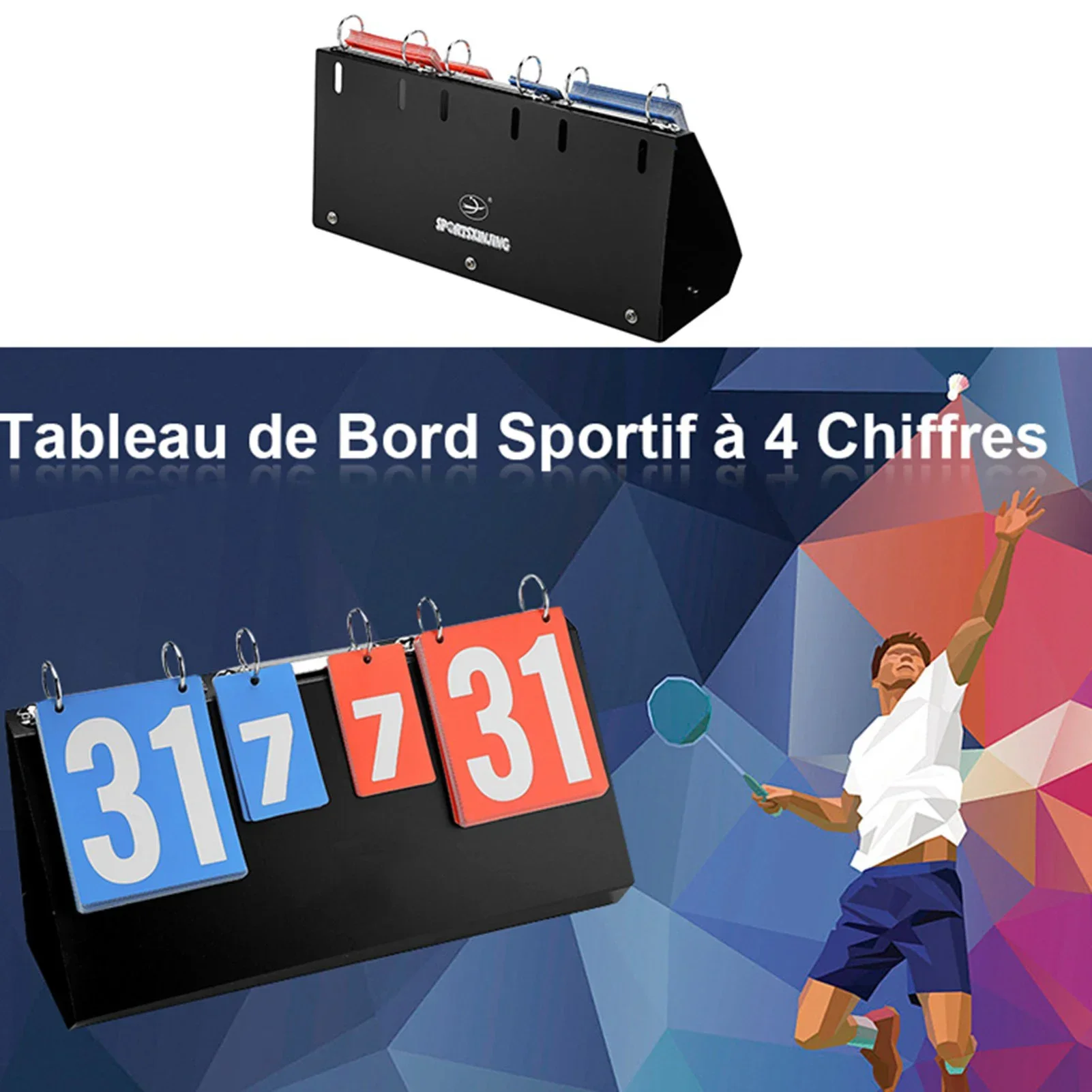 4-значное табло для спортивных – обзор и цена Badminton Scoreboard